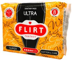  FLIRT дамски превръзки, Ultra, Super, Cotton & care, 8 броя
