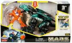 HAP-P-KID Robot dragon cu lumini si sunete, Happy Kid, M. A. R. S. 18 cm, Verde (S00040597_003w)