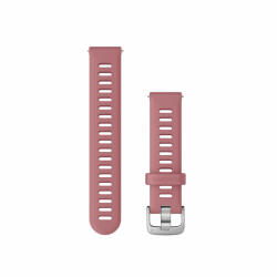 Garmin Quick Release 18 curea silicon roz deschis compatibila cu Venu 2s / Freorunner 255s / Vivoactive 4s / Vivomove 3s (010-11251-3H) - ecalator