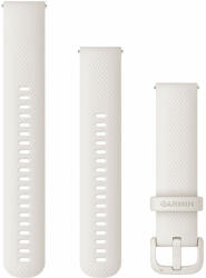 Garmin - curea silicon Quick Release 20 - alb ivoire pentru Vivoactive/ Vivomove/ Venu/ Forerunner (010-12924-80) - ecalator
