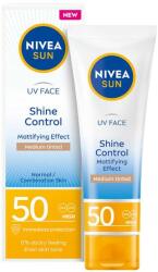 Nivea Cremă de față cu efect matifiant SPF50 - Nivea Sun UV Face Shine Control Mattifying Effect Medium Tinted Cream SPF50 50 ml