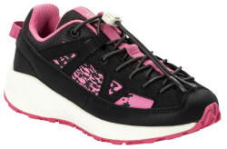 Jack Wolfskin Vili Sneaker Low K gyerek cipő Cipőméret (EU): 34 / fekete/rózsaszín