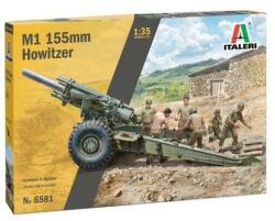 Italeri Italeri: M1 155mm Howitzer löveg makett legénységgel, 1: 35 6581s