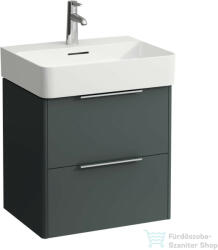 Laufen Base 53, 3x39, 1 cm-es két fiókos alsószekrény H810282 mosdóhoz, Traffic Grey H4021921102661 (H4021921102661)