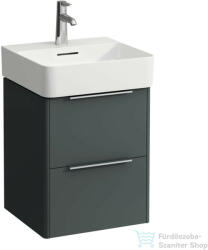 Laufen Base 43, 3x39, 1 cm-es két fiókos alsószekrény H815281 mosdóhoz, Traffic Grey H4021321102661 (H4021321102661)
