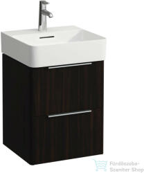 Laufen Base 43, 3x39, 1 cm-es két fiókos alsószekrény H815281 mosdóhoz, sötétbarna szil H4021321102631 (H4021321102631)
