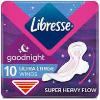 Libresse Ultra Thin Goodnight Wing 10x