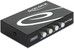 Delock 4 portos manuális USB 2.0 kapcsoló (87634) - dstore