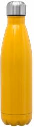 5five Simply Smart Żółta butelka termiczna ze stali nierdzewnej, poręczny bidon na wodę, ciepłe i zimne napoje (145787D)