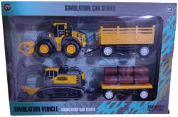  Műanyag munkagépek szett (ST5962) - jatekrt