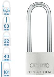 ABUS 727TI/40HB63 hosszúkengyelű lakat (10056432)