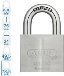 ABUS 88/50 biztonsági lakat (10033657-01)