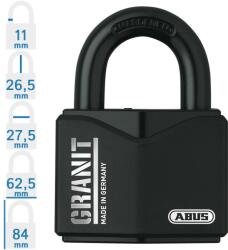 ABUS Granit 37/55 KA egységkulcsos lakat (10000839-01)