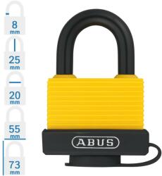 ABUS 717AL/45 Kültéri lakat - Sárga (527036)