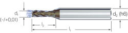 MIKRON 175422 2, 50 CrazyMill Cool-A VHM SNP