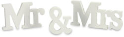 Mr&Mrs fa asztali felirat fehér (CCR7402)