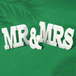 Mr & Mrs felirat fából (CCR3267)