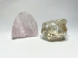  Hegyikristály & Rózsakvarc 2 darabos csomag (4433)