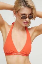 Tommy Hilfiger bikini felső narancssárga, enyhén merevített kosaras - narancssárga XS - answear - 17 690 Ft