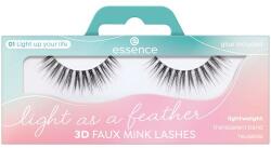 Essence Light As A Feather 3D Faux Mink 01 Light Up Your Life gene false 1 buc pentru femei