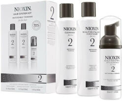 Nioxin - Set impotriva caderii parului Nioxin System 2 Sampon, 150 ml + Balsam, 150 ml + Tratament, 40 ml