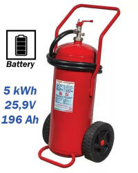  MAXFIRE LITH-M 50 literes akkumulátor oltó, habbal oltó szállítható tűzoltó készülék A IVB