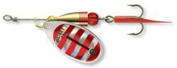 Cormoran Lingurita rotativa Cormoran Bullet, Nr. 1, 3g, Silver/Red Stripes (F.50.84061)