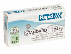 RAPID Capse 24/6, 1000 buc/cutie, RAPID Standard (RA-24855600)