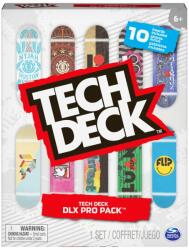 Tech Deck Set 10 mini placi skateboard, Tech Deck, DLX Pro Pack, 20131972