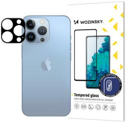 Wozinsky Folie Protectie Camera spate WZK pentru Apple iPhone 14 Pro / Apple iPhone 14 Pro Max, Sticla securizata, Full Glue, 9H, Neagra (fol/ca/wzk/ai1/st/fu/9h/ne) - pcone