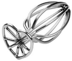 Guilty Toys Dop Anal Metal Heart Large, Argintiu, Guilty Toys