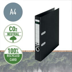 Leitz Biblioraft LEITZ 180 Recycle, carton cu amprenta CO2 neutra, partial reciclat, certificare FSC, reci (L-10180095)