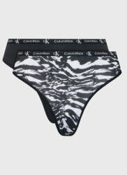 Calvin Klein Underwear Set 2 perechi de chiloți tanga 000QD3990E Negru