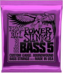 Ernie Ball 2821 Power Slinky Nickel 050-135 Set de 5 corzi pentru bas (P02821)