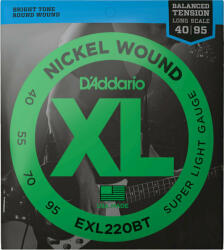 D'Addario EXL220BT Corzi pentru chitare bas (EXL220BT)