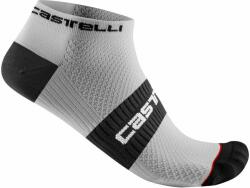 Castelli Lowboy 2 Sock White/Black 2XL Kerékpáros zoknik