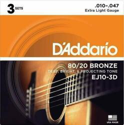 D'Addario EJ10-3D Corzi chitare acustice (EJ10-3D)