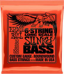 Ernie Ball 2838 Slinky Set de 6 corzi pentru bas (P02838)
