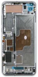  NBA001LCD101120027918 Gyári Xiaomi Mi 10 Ultra ezüst LCD kijelző érintővel kerettel előlap (NBA001LCD101120027918)