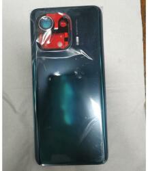 tel-szalk-1929703248 Xiaomi 11 Pro zöld Akkufedél hátlap - kamera lencse burkolati elem ragasztóval (tel-szalk-1929703248)