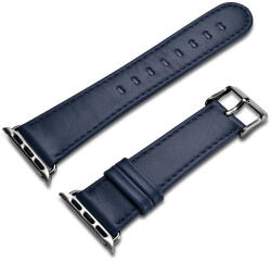 iCarer Vintage Apple Watch 41mm / 40mm / 38mm bőr szíj - kék