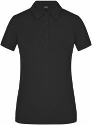 Daiber Tricou polo elegant pentru femei JN969 - Neagră | 2XL (JN969-1782960818)