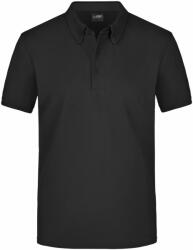James & Nicholson (Daiber) Elegáns férfi galléros póló JN964 - Fekete | XL (1-JN964-1782960793)