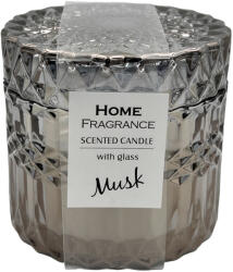 Home Fragance Lumanare parfumata MUSK in bomboniera sticla, 9x9 cm
