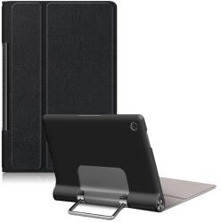 Gigapack Tok álló, bőr hatású (FLIP, oldalra nyíló, asztali tartó funkció, kitámasztó) FEKETE Lenovo Yoga Tab 11 (YT-J706X) LTE (GP-132737)