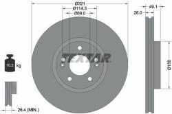 TEXTAR Disc frana TEXTAR PRO+ 92166005 (92166005)