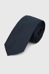 Hugo selyen nyakkendő sötétkék - sötétkék Univerzális méret - answear - 17 990 Ft