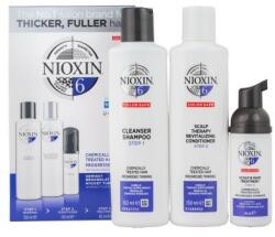 Nioxin - Set ingrijire par tratat chimic Nioxin Sistem No. 6 150 ml Sampon + 150 ml Balsam + 40 ml Tratament