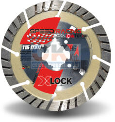 Diatech gyémánttárcsa SPEED TURBO 22, 2 / Xlock ×115mm (sl115xl) (sl115xl)