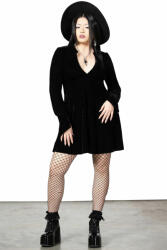 KILLSTAR Rochie pentru femei KILLSTAR - Heck Velvet Plunge - Negru - KSRA007906